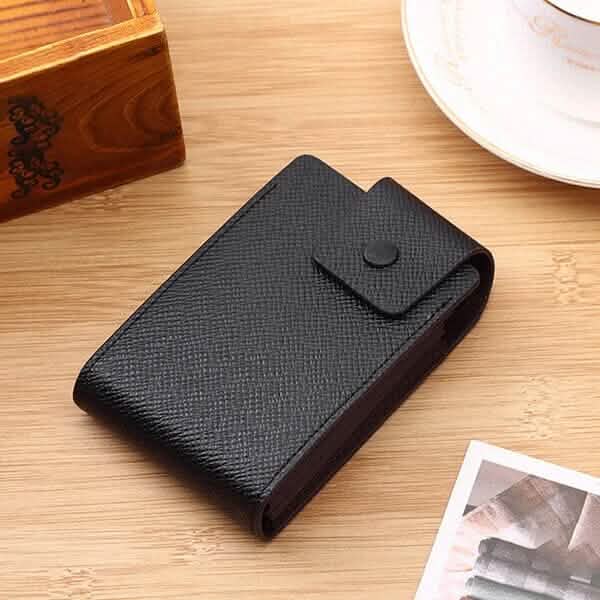 Men Faux Leather 10 Card Slots Coins Bag Wallet